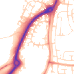 Daytime road noise heatmap for NG11 8RA