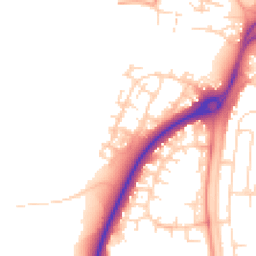 Daytime road noise heatmap for NG11 8SY