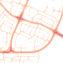 Daytime road noise heatmap for NG11 9BD