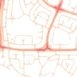 Daytime road noise heatmap for NG11 9GN
