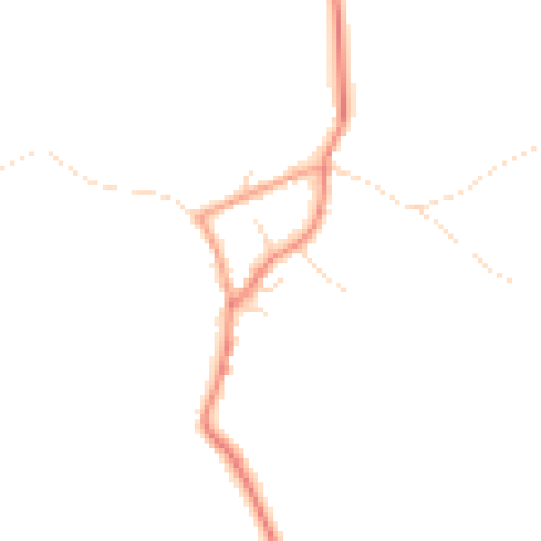 Daytime road noise heatmap for NG12 1EE