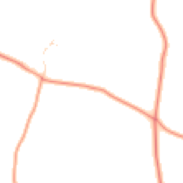 Daytime road noise heatmap for NG12 3GD