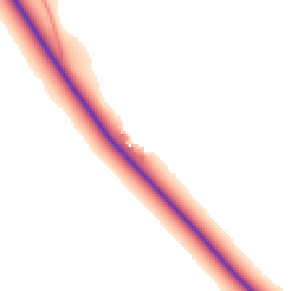 Daytime road noise heatmap for NG14 6AT