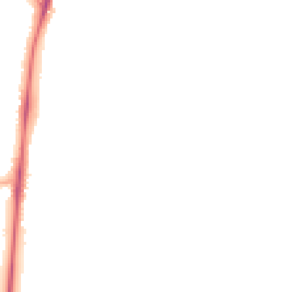 Night-time road noise heatmap for NG15 0AE