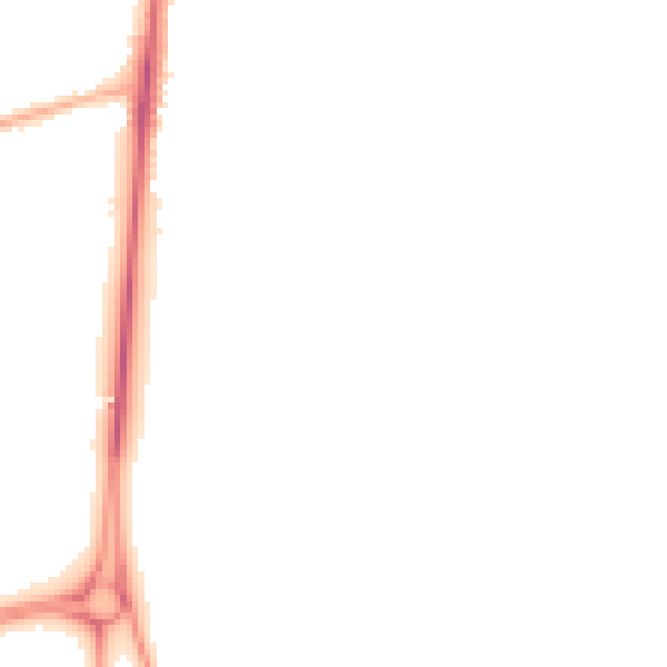 Night-time road noise heatmap for NG15 0AJ