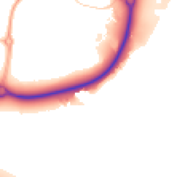 Daytime road noise heatmap for NG15 0AS