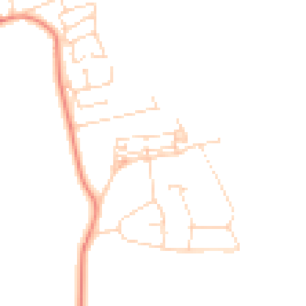 Daytime road noise heatmap for NG15 0BU