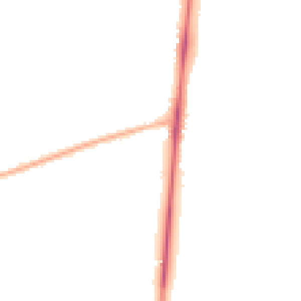 Night-time road noise heatmap for NG15 0BZ