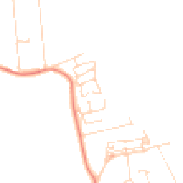 Daytime road noise heatmap for NG15 0DH