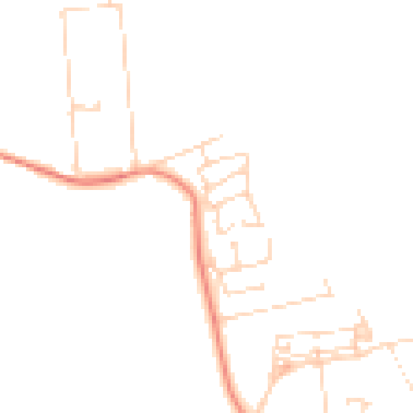 Daytime road noise heatmap for NG15 0EF