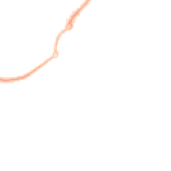 Night-time road noise heatmap for NG15 6WW