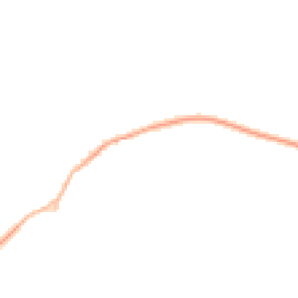 Night-time road noise heatmap for NG15 8AF
