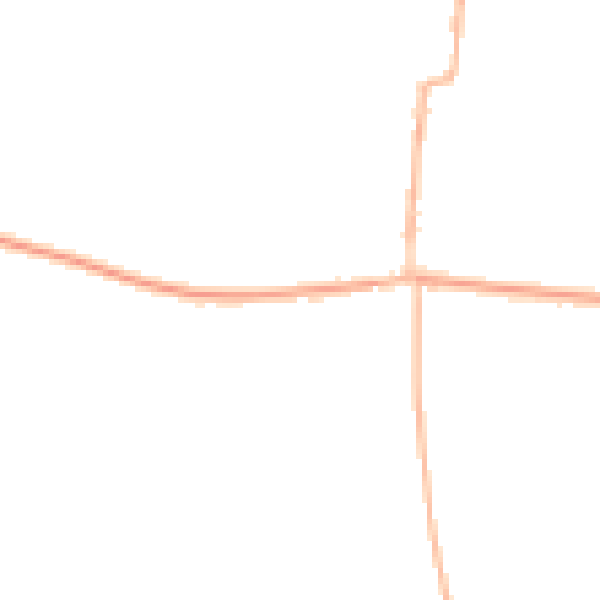 Night-time road noise heatmap for NG15 8FB