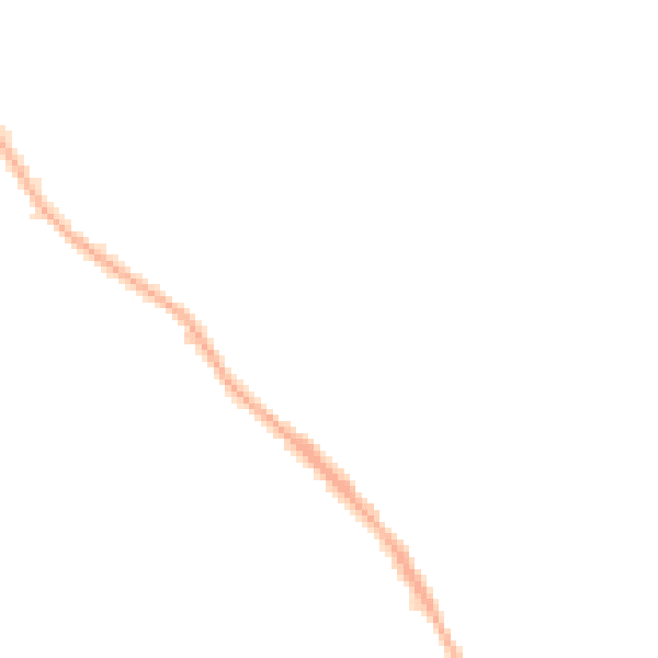 Night-time road noise heatmap for NG16 2FA