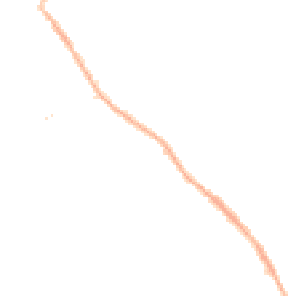 Night-time road noise heatmap for NG16 2FS