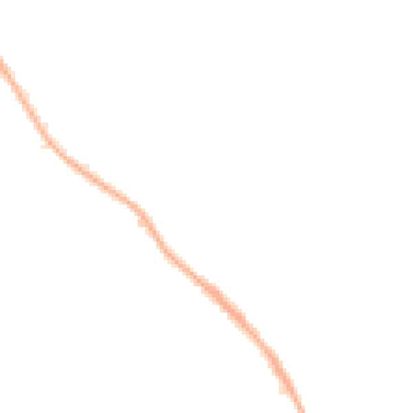 Night-time road noise heatmap for NG16 2FW