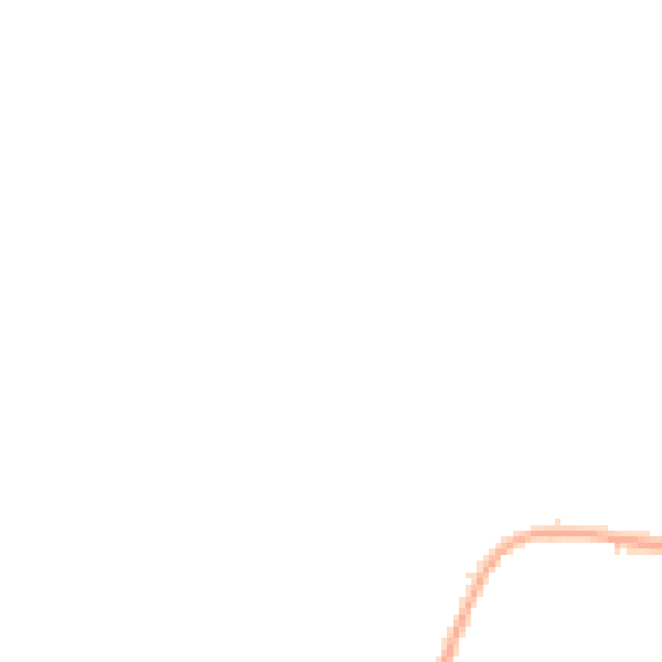 Night-time road noise heatmap for NG16 5DB