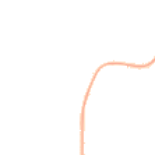 Night-time road noise heatmap for NG16 5DF
