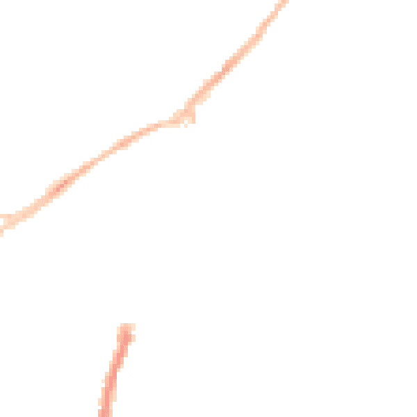 Night-time road noise heatmap for NG17 1AQ