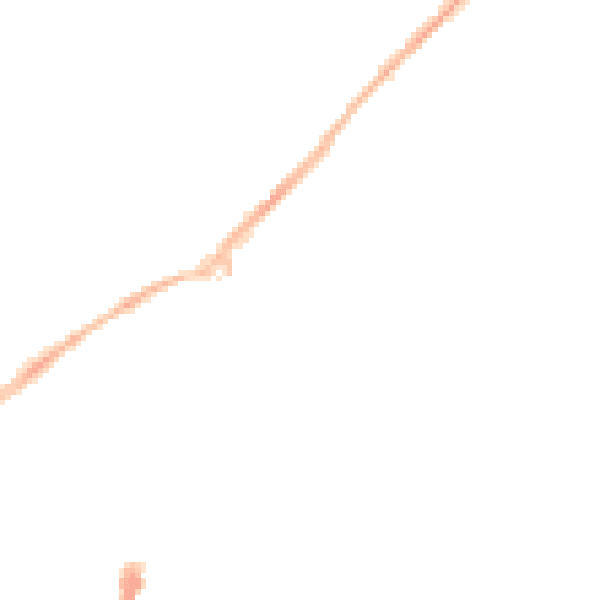Night-time road noise heatmap for NG17 1BL