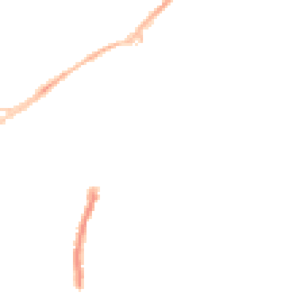 Night-time road noise heatmap for NG17 1BT