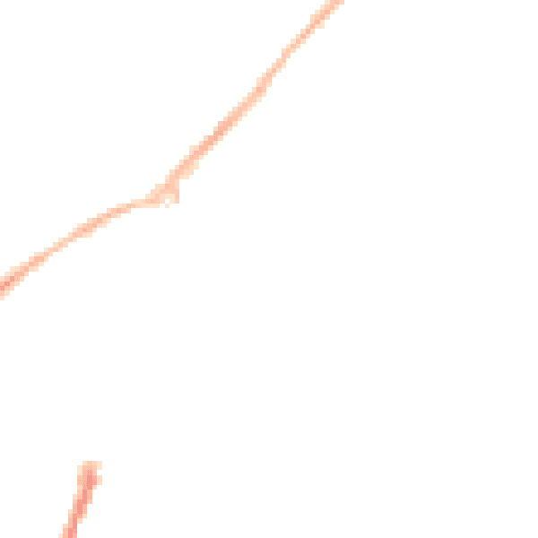 Night-time road noise heatmap for NG17 1DG