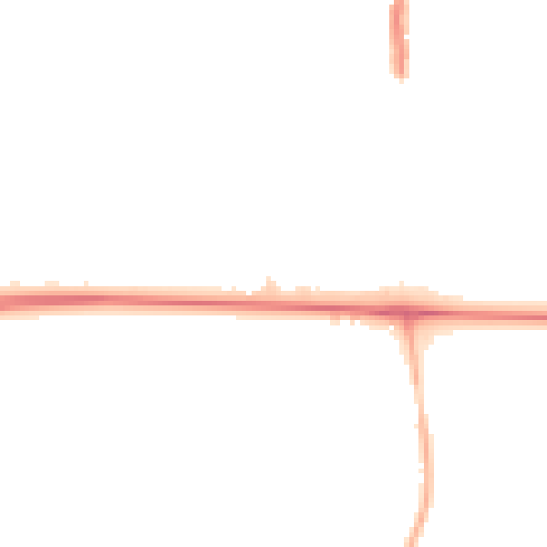 Night-time road noise heatmap for NG17 1DN