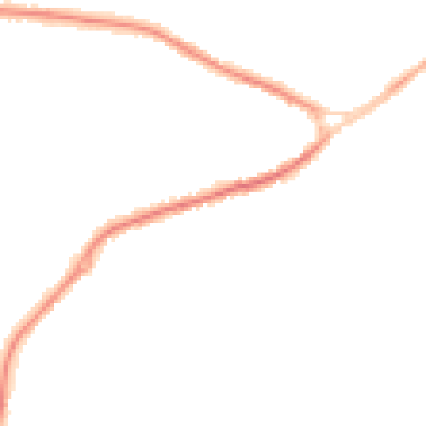 Night-time road noise heatmap for NG17 1FR