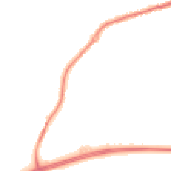Night-time road noise heatmap for NG17 1HA