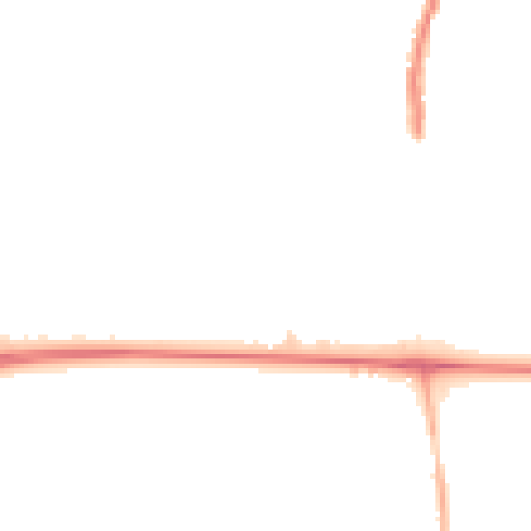 Night-time road noise heatmap for NG17 1NA