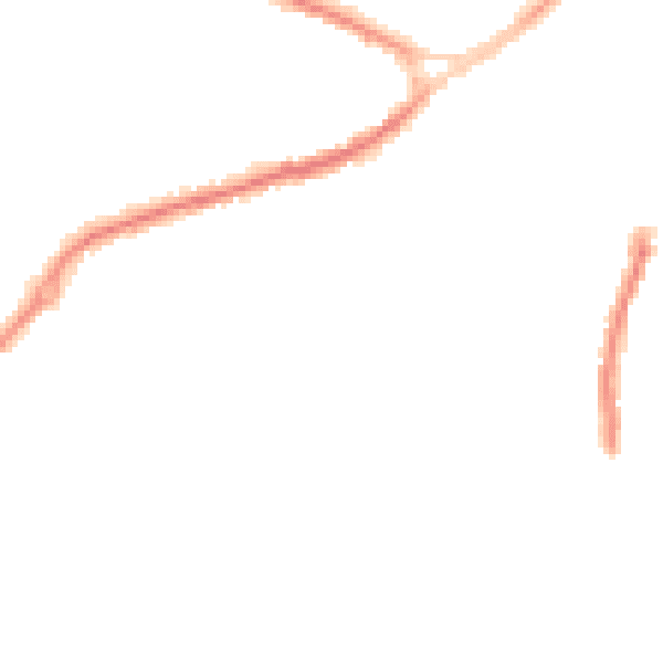 Night-time road noise heatmap for NG17 1NQ