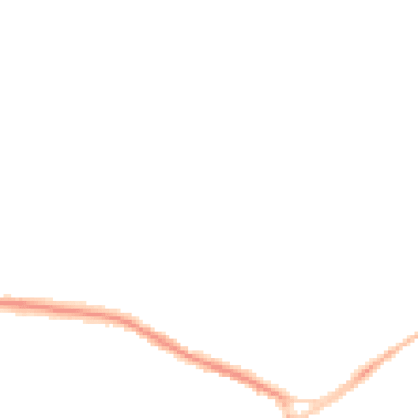 Night-time road noise heatmap for NG17 2GD