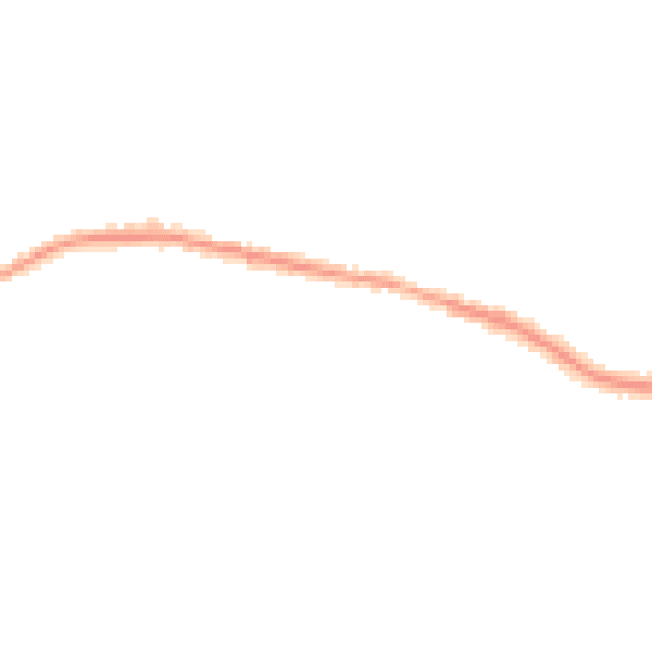 Night-time road noise heatmap for NG17 2NU