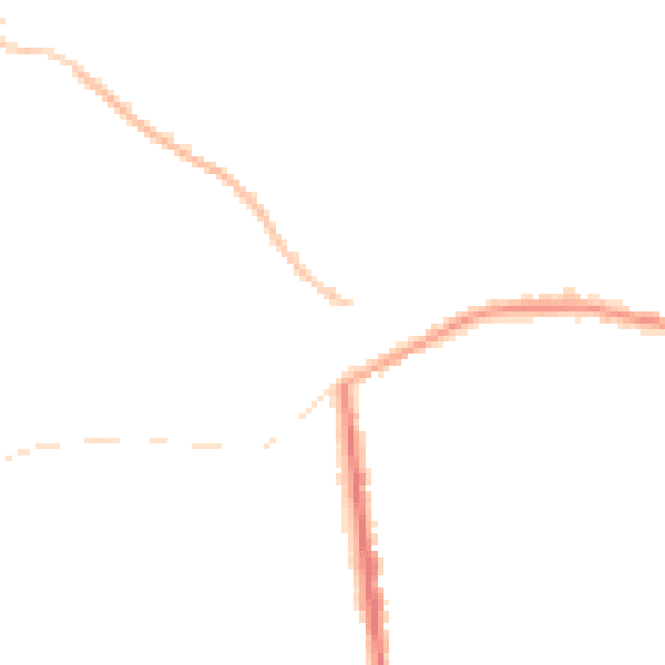 Night-time road noise heatmap for NG17 2QW