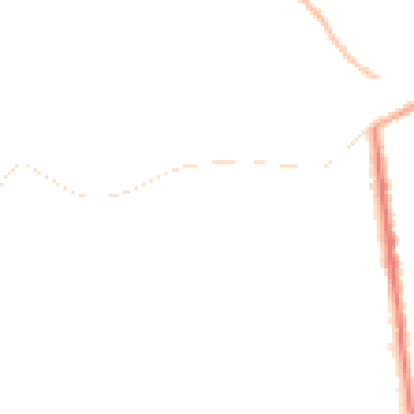 Night-time road noise heatmap for NG17 2RE