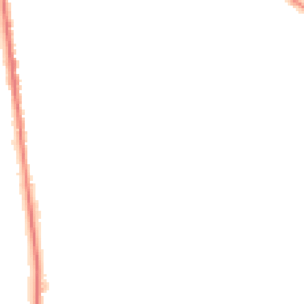 Night-time road noise heatmap for NG17 2TH