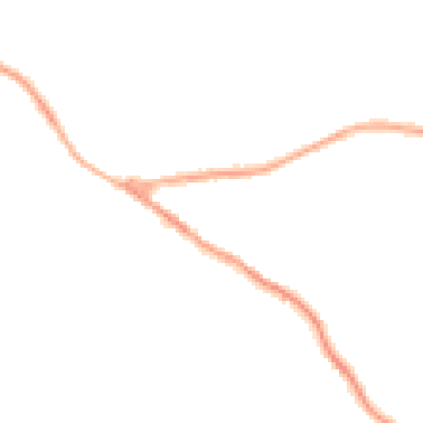 Night-time road noise heatmap for NG17 3GF