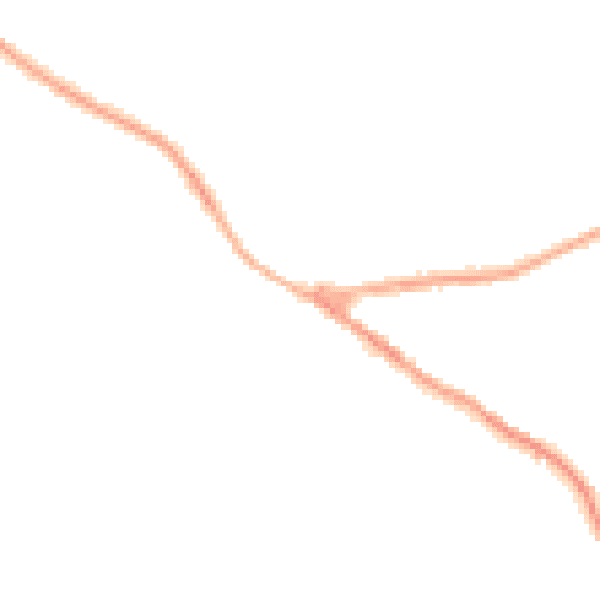 Night-time road noise heatmap for NG17 3GY