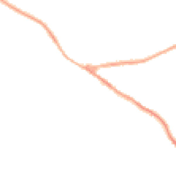 Night-time road noise heatmap for NG17 3HA