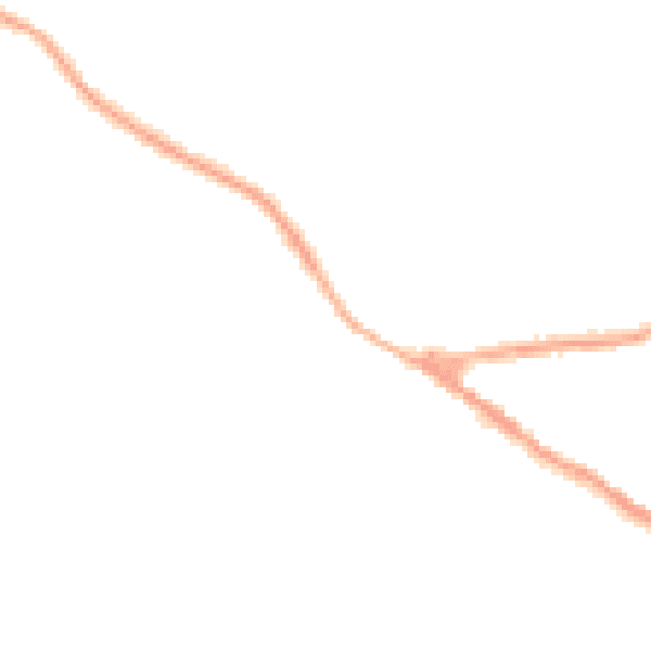 Night-time road noise heatmap for NG17 3HQ