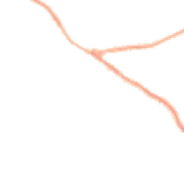Night-time road noise heatmap for NG17 3HS