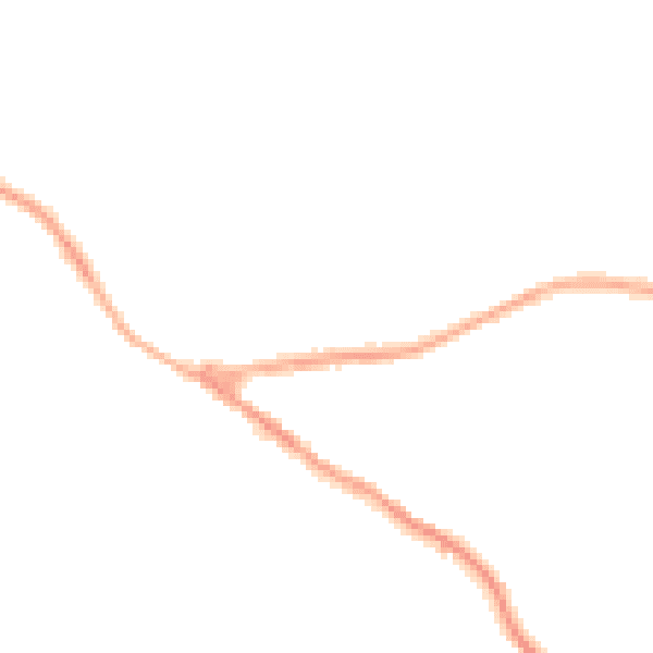 Night-time road noise heatmap for NG17 3HW