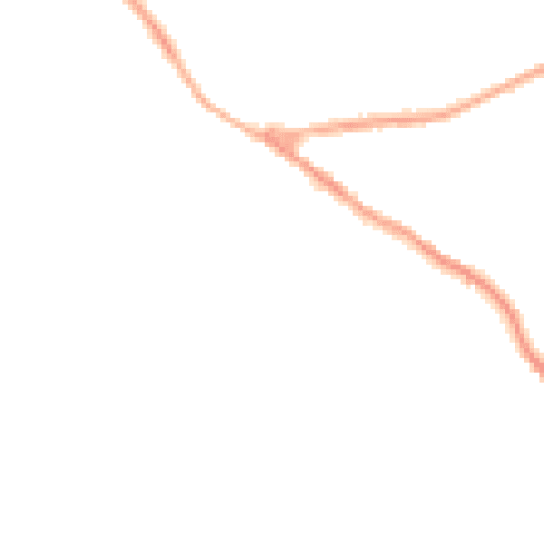 Night-time road noise heatmap for NG17 3HX