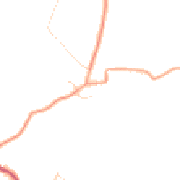 Daytime road noise heatmap for NG17 3JN