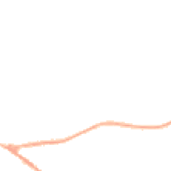 Night-time road noise heatmap for NG17 3JU