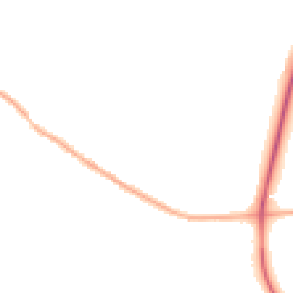 Night-time road noise heatmap for NG17 3LG