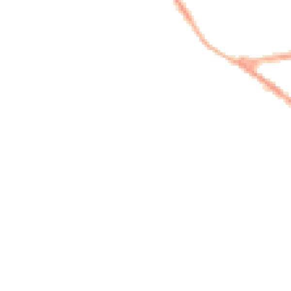 Night-time road noise heatmap for NG17 3LR