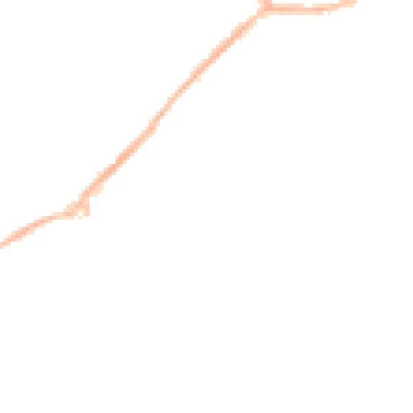 Night-time road noise heatmap for NG17 4BA