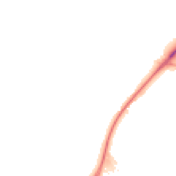 Night-time road noise heatmap for NG17 5DQ