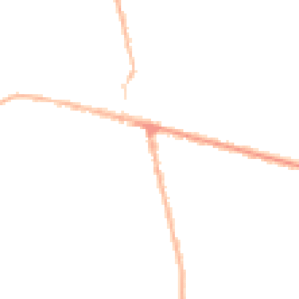 Night-time road noise heatmap for NG17 7BD